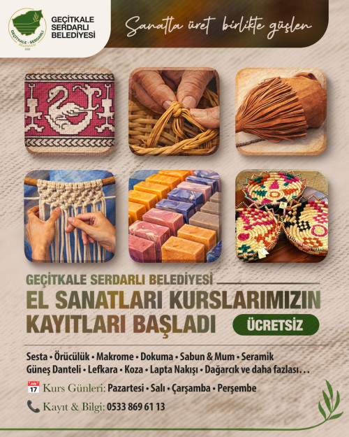 Our Handicrafts Courses Have Begun